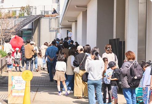 続々とご来場中！ワクワク！