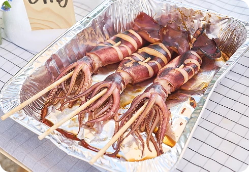 大人気だったイカ焼き！早々に完売しました。